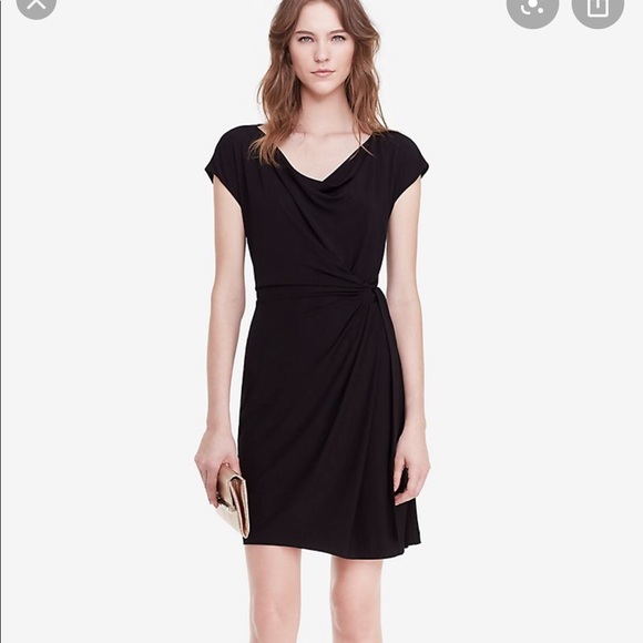 Diane Von Furstenberg Dresses & Skirts - Diane Von Furstenberg Imani Faux Wrap Black Dress